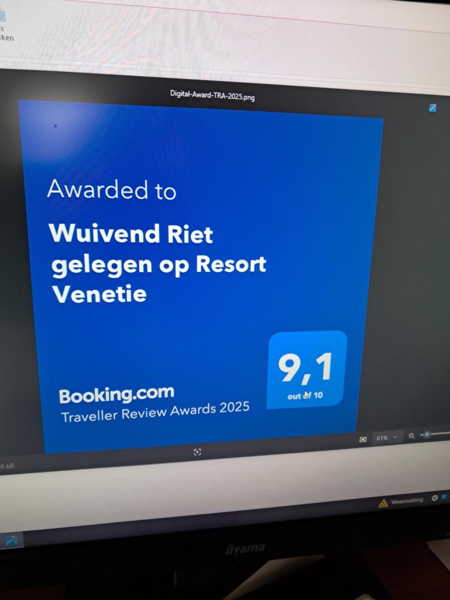 Wuivend Riet Gelegen Op Resort Venetie Giethoorn Exteriör bild